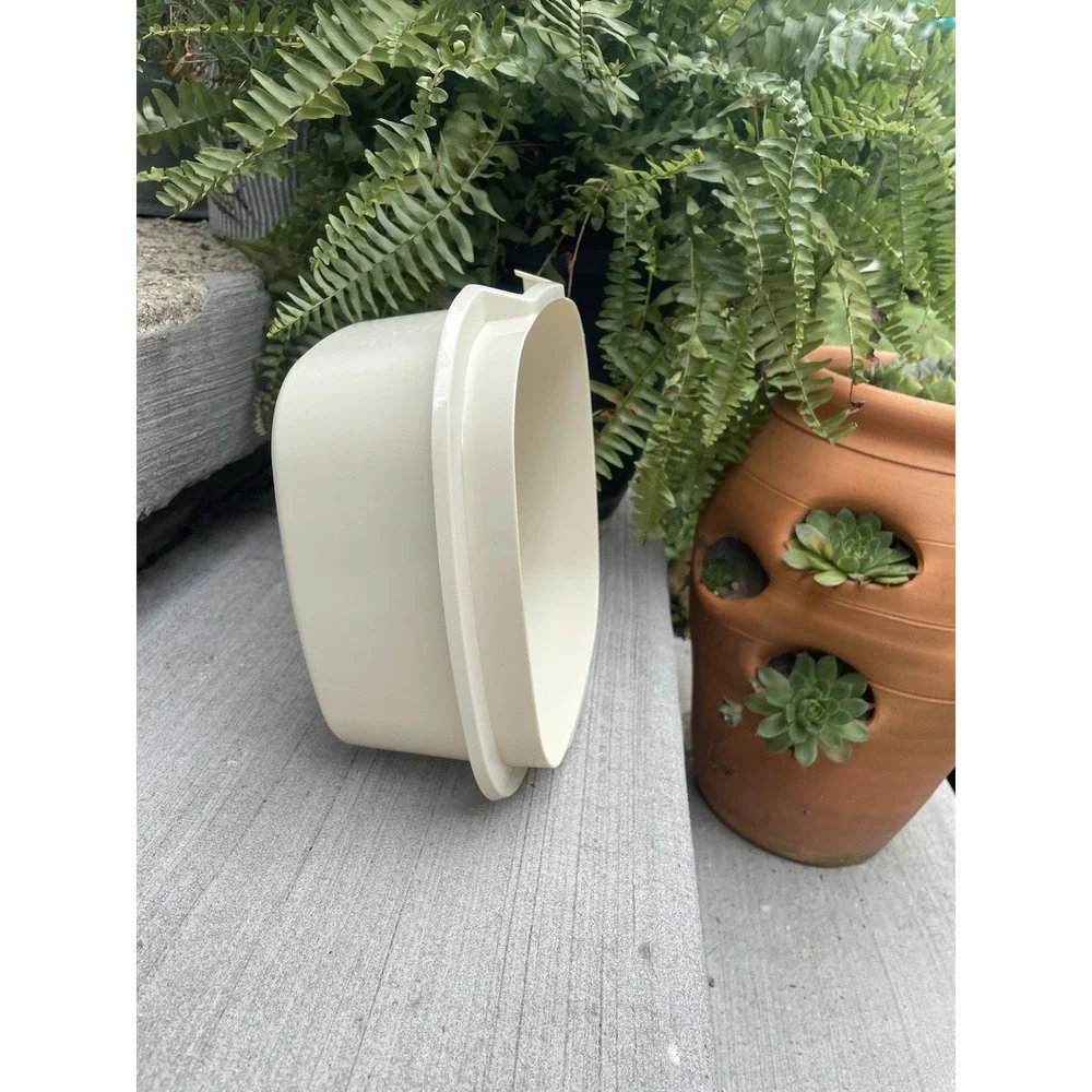 VINTAGE Tupperware #887-10 Replacement Steamer Insert Almond Cream Steam & Store